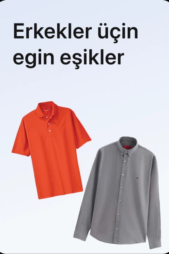 Erkekler üçin egin eşikler
