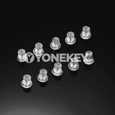 Gyzlar üçin 10 jübüt gulakhalkalara dakylýan silikon.