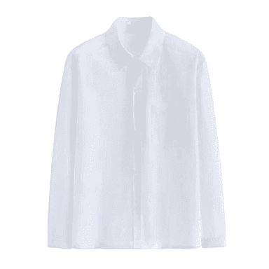 Oglanlar üçin klassik ak köýnek.