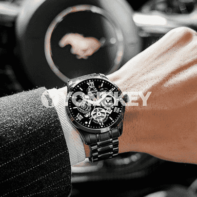 Oglanlar üçin awtomatiki mehaniki sagat.