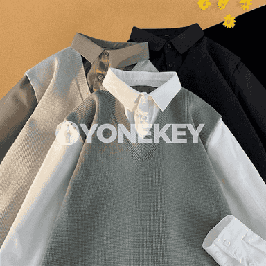 Erkekler üçin kollej stilindäki köýnekler