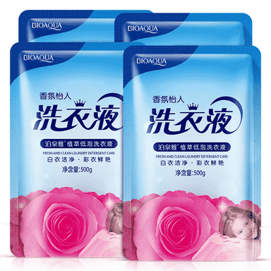 BIOAQUA tegmilleri aýyryjy we arassalaýjy kir ýuwujy serişde.