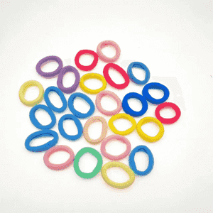 Çagalaryň saç rezinkalary.